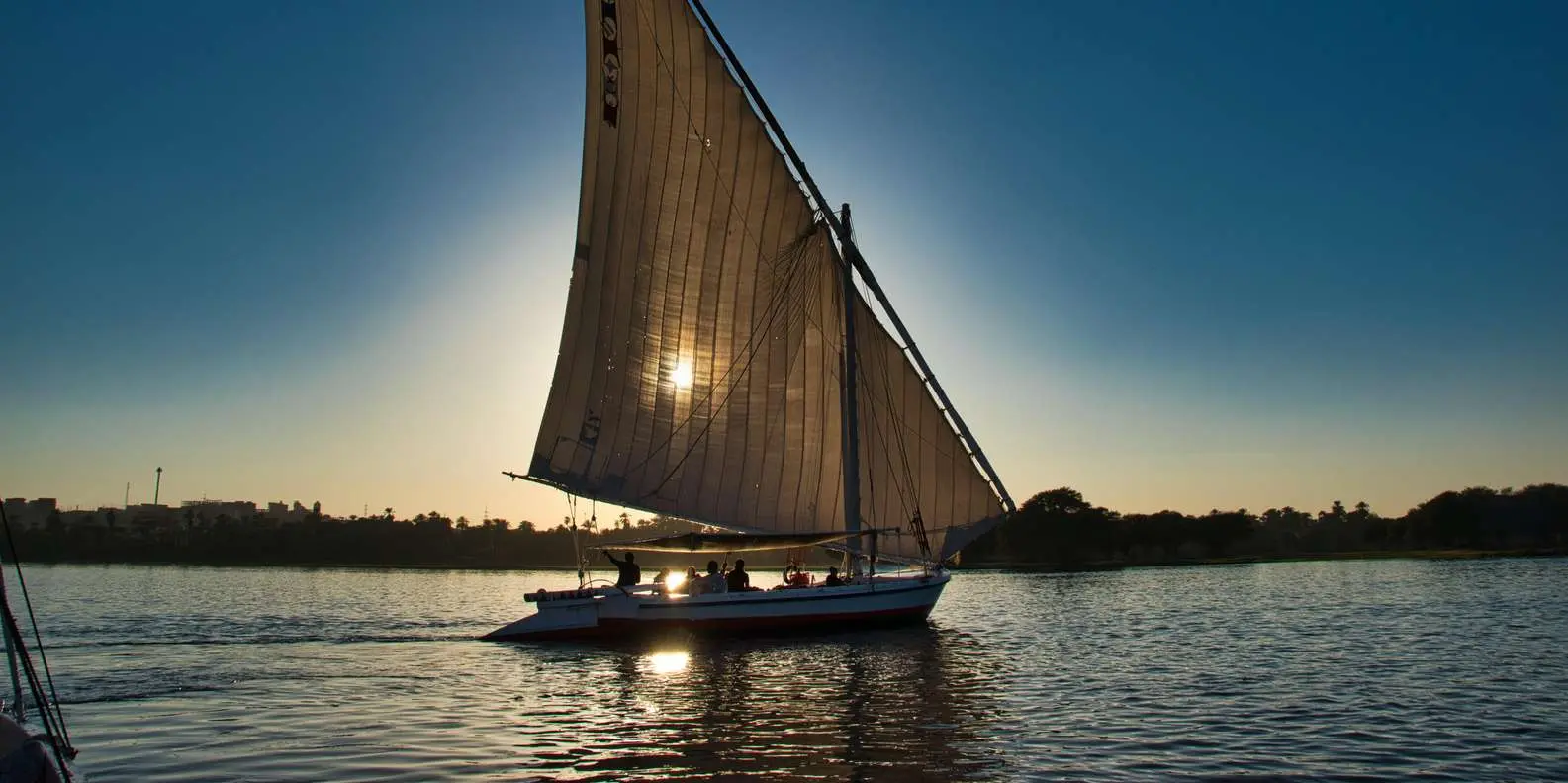Felucca ride on the Nile in Cairo